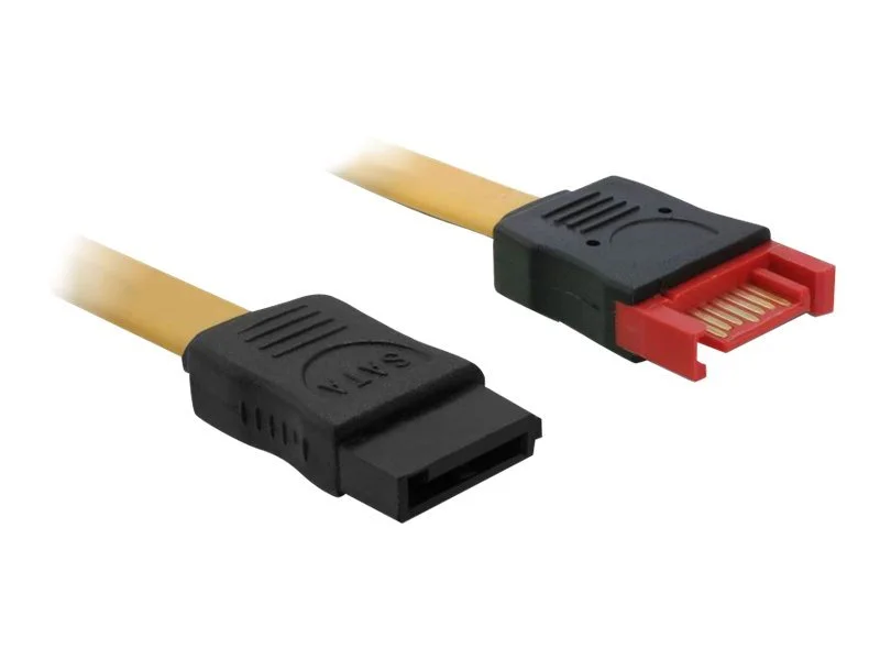 DELOCK Kabel SATA 100cm gelb Verl. St/Bu