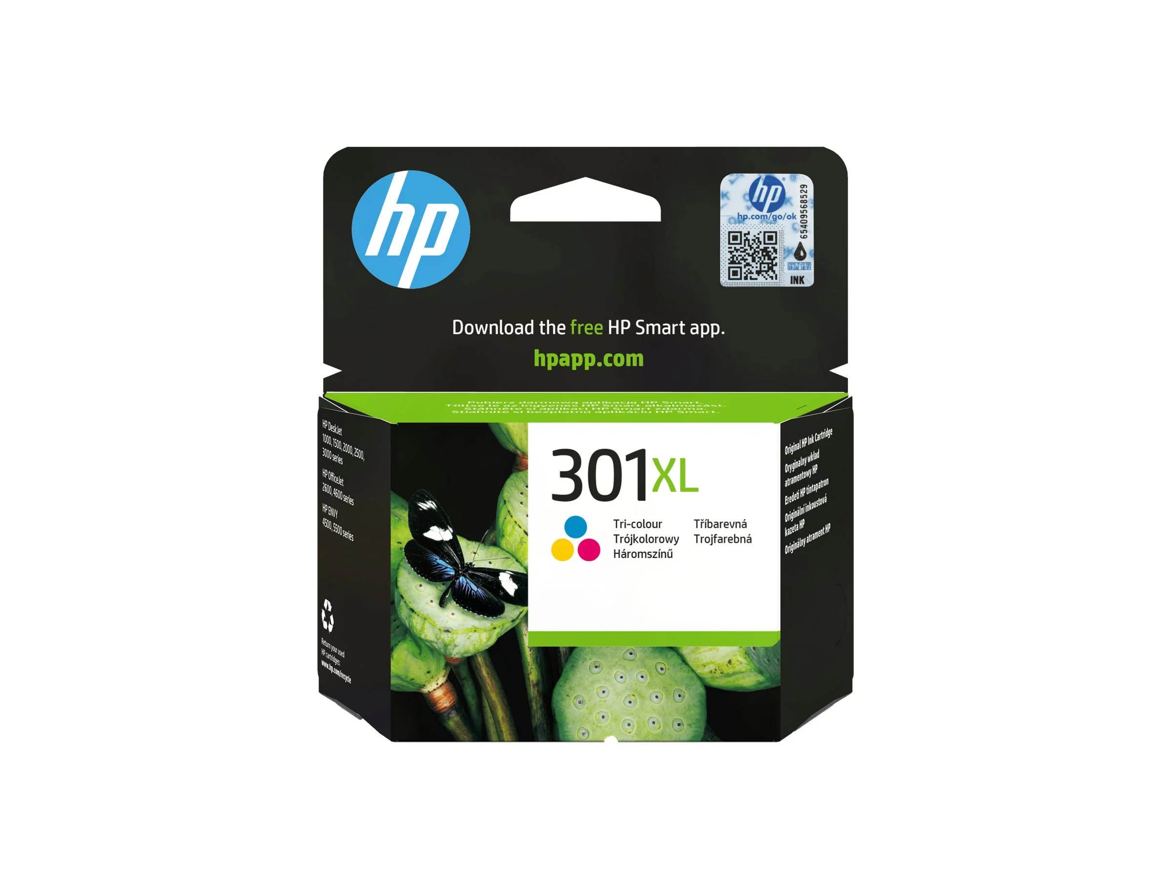 HP 301XL ink color DeskJet 1050 2050