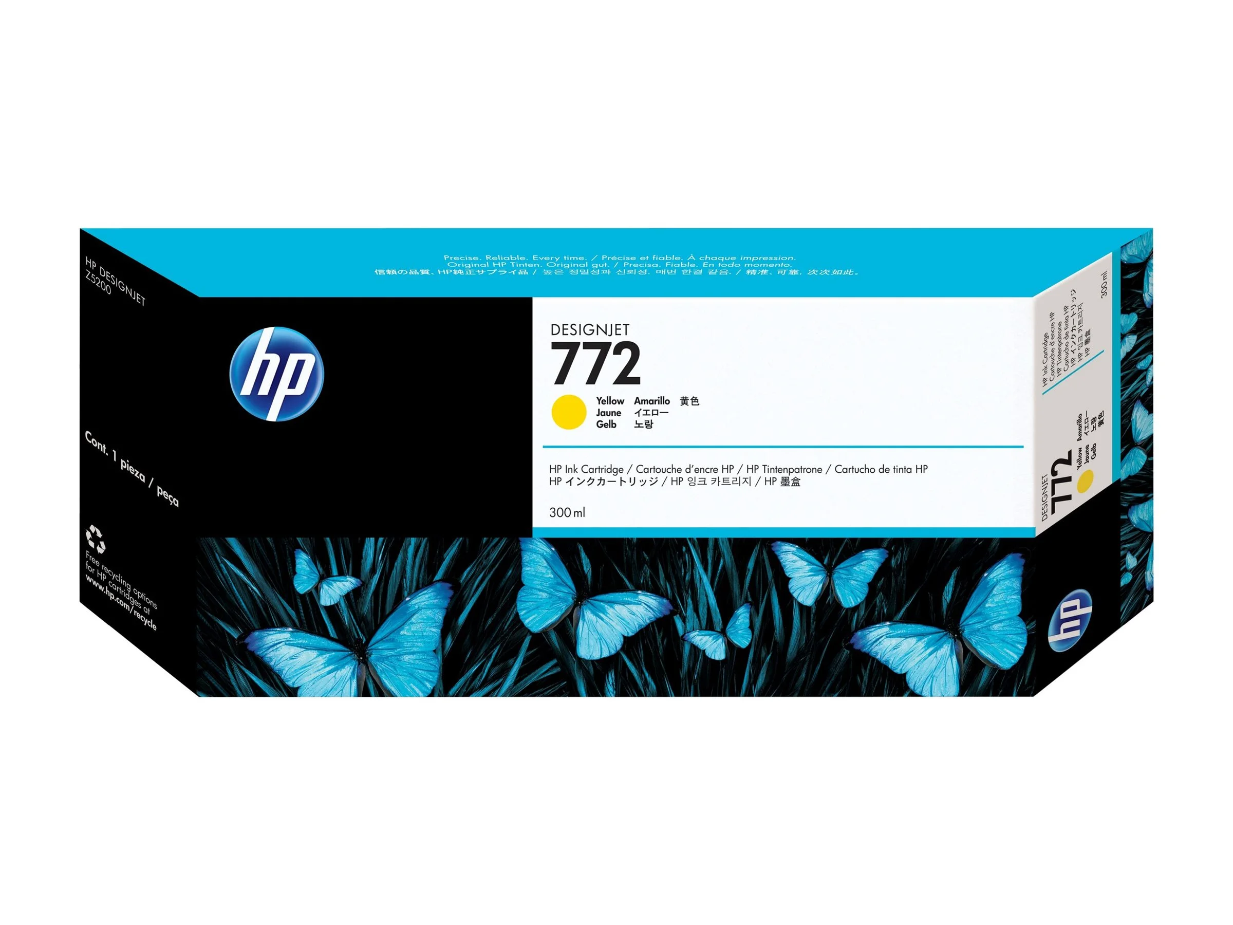 HP 772 Tinte 300ml gelb