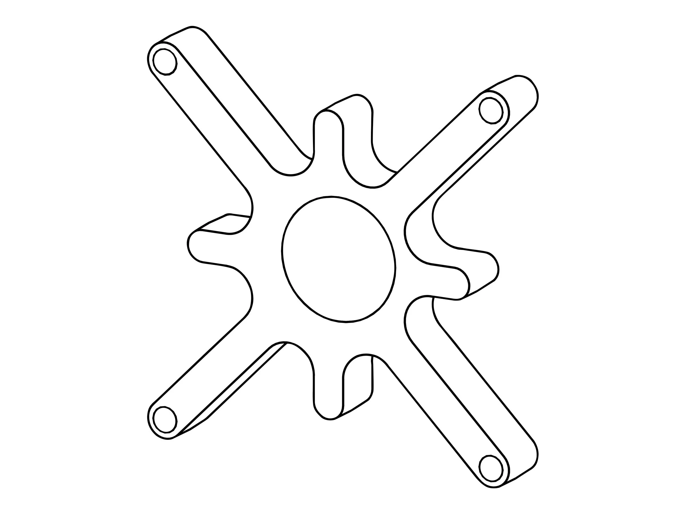 ERGOTRON Distanzstueck-Satz