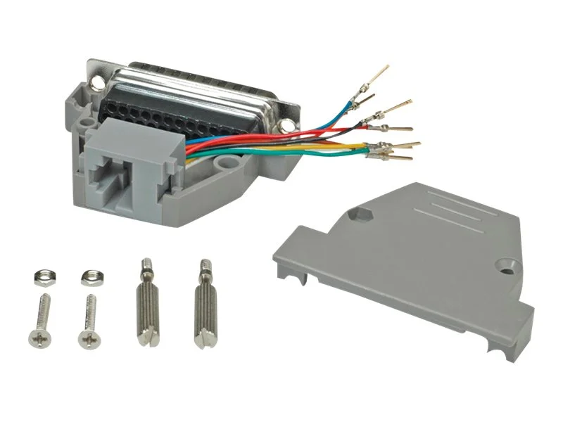 ROLINE DB25 Stecker-RJ45 Buchse 8P/8C