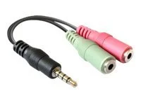 DELOCK Adapterkabel Klinke 3,5mm 4 Pin