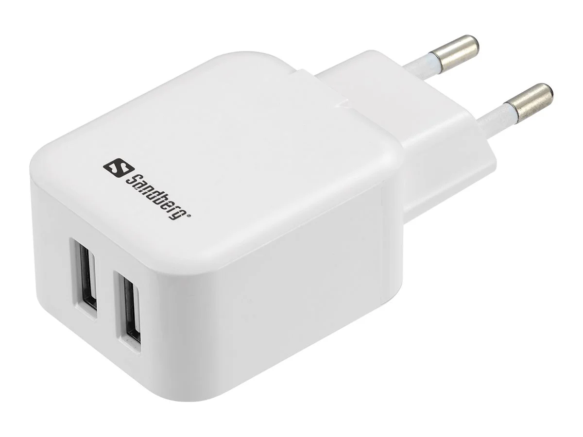 SANDBERG AC Charger Dual USB 2.4+1A EU