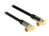 DELOCK Kabel IEC St 90G>Bu 90G RG-6/U 5m