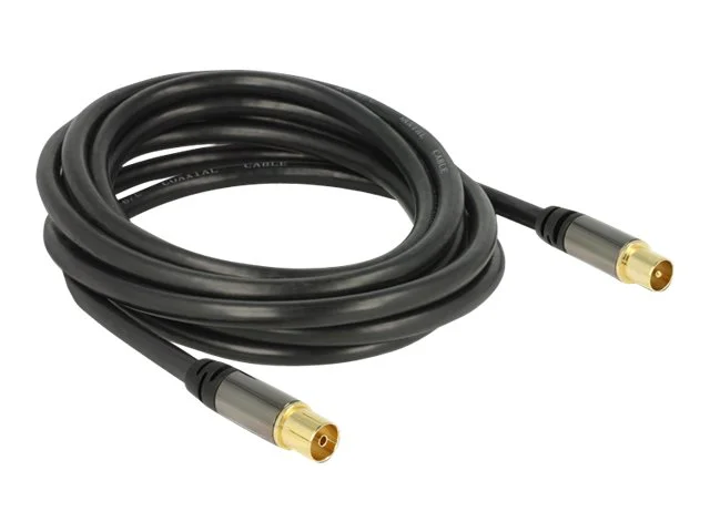 DELOCK Kabel IEC St > IEC Bu RG-6/U 3m