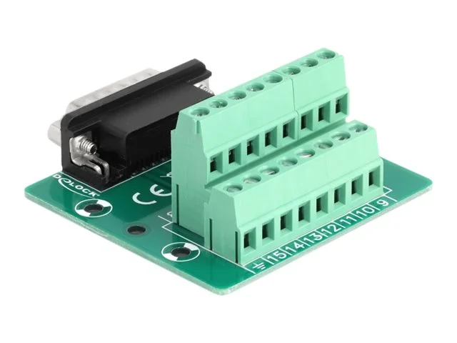 DELOCK D-Sub 15 Pin zu Terminalblock