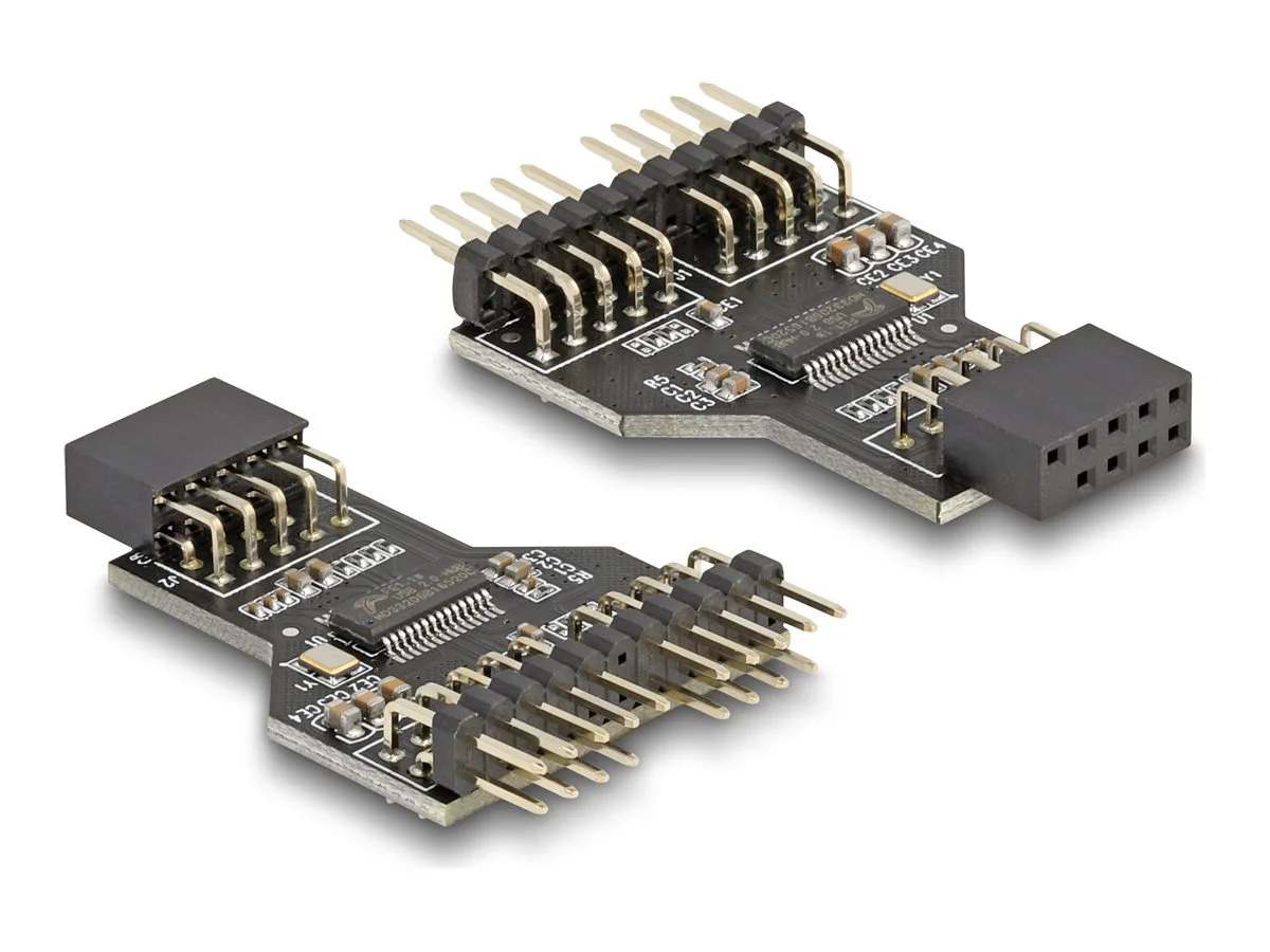 DELOCK USB 2.0 Hub 9 Pin Pfostenbuchse