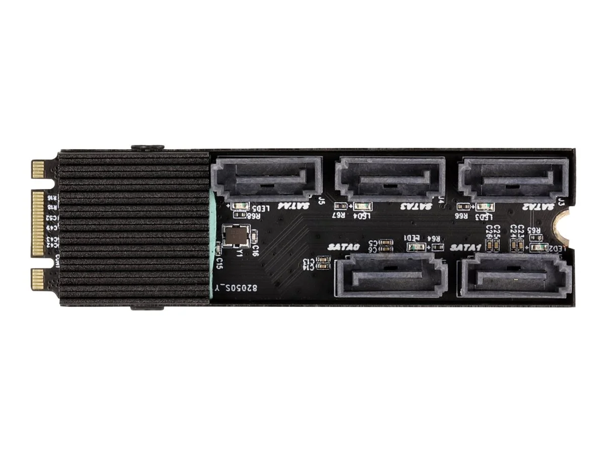 DELOCK Konv M.2 2280 Key B+M zu 5 x SATA