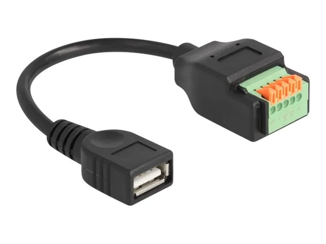 DELOCK USB 2.0 Kabel Typ-A zu Terminalbl