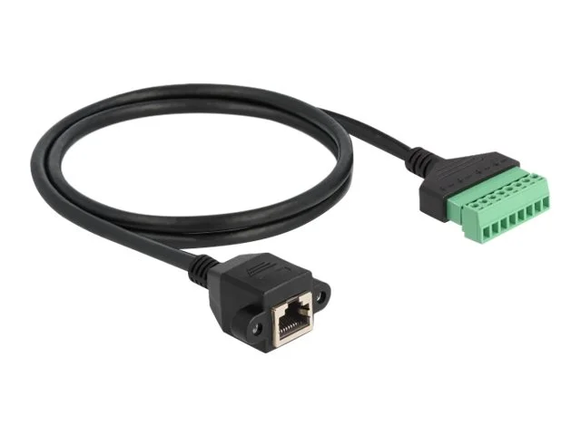 DELOCK RJ45 Kabel Cat.6 zu Terminalblock