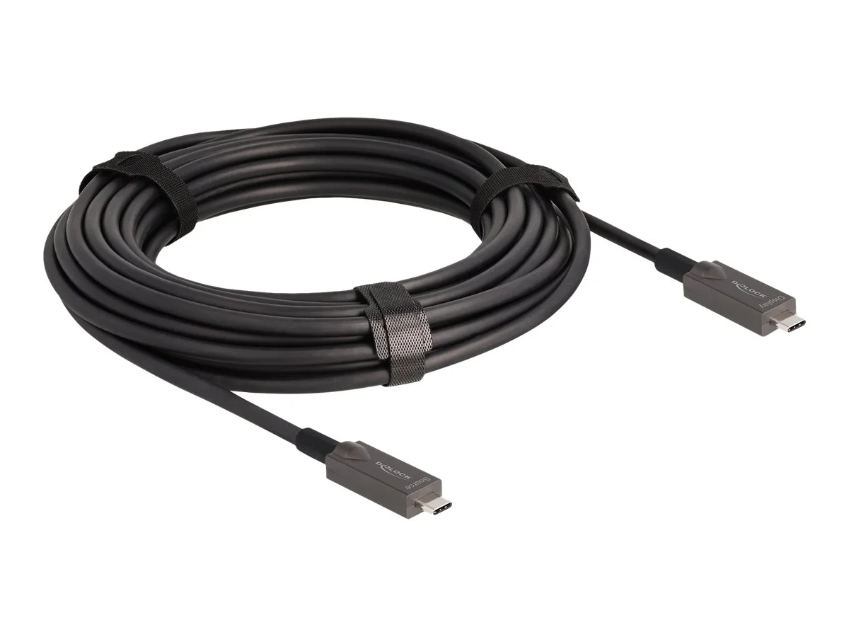 DELOCK Aktives Optisches USB-C Kabel 10m