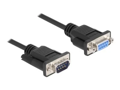 DELOCK Seriell Kabel RS-232 D-Sub 9 0,5m