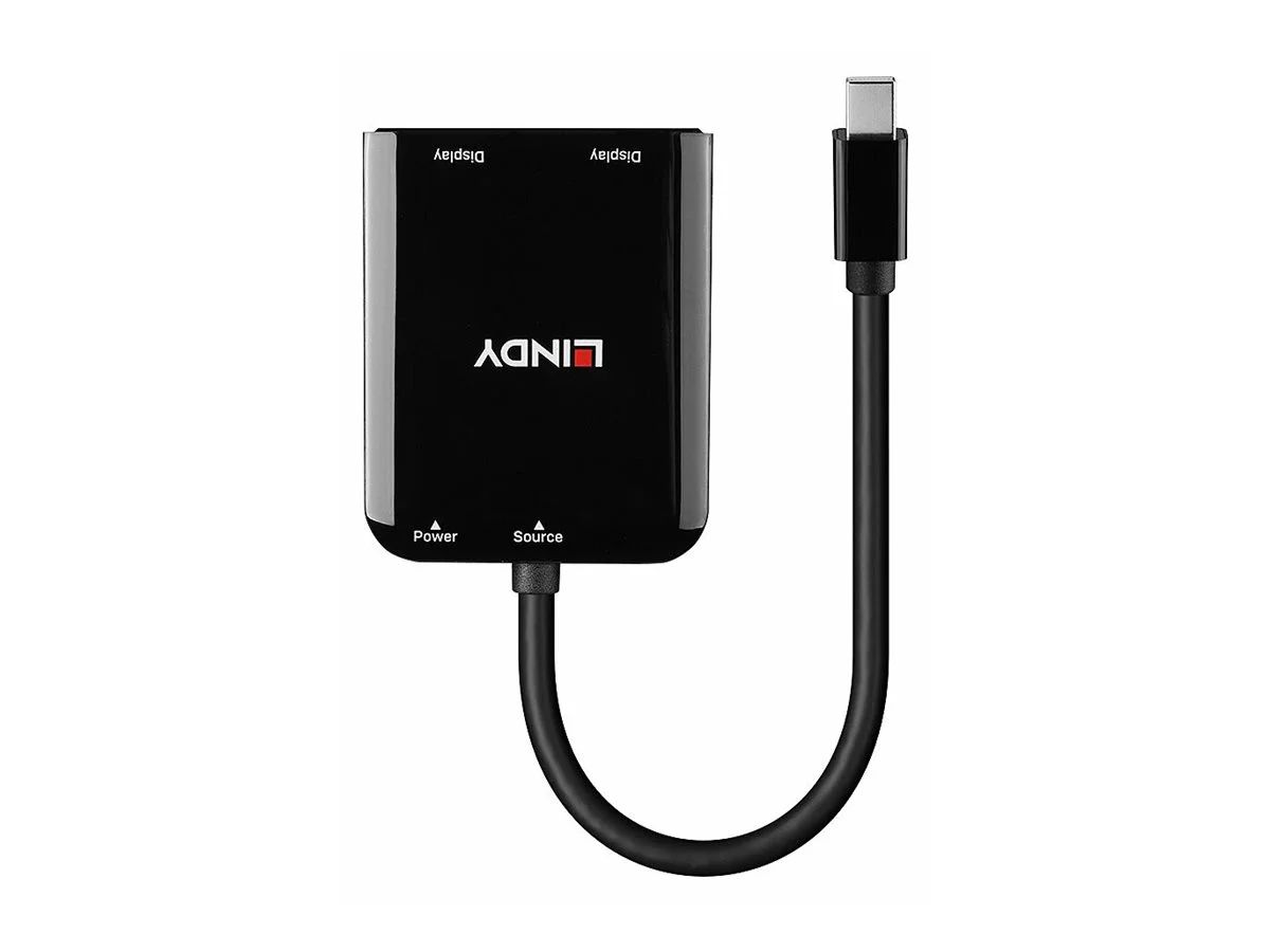 LINDY Mini DisplayPort auf 2 Port HDMI M