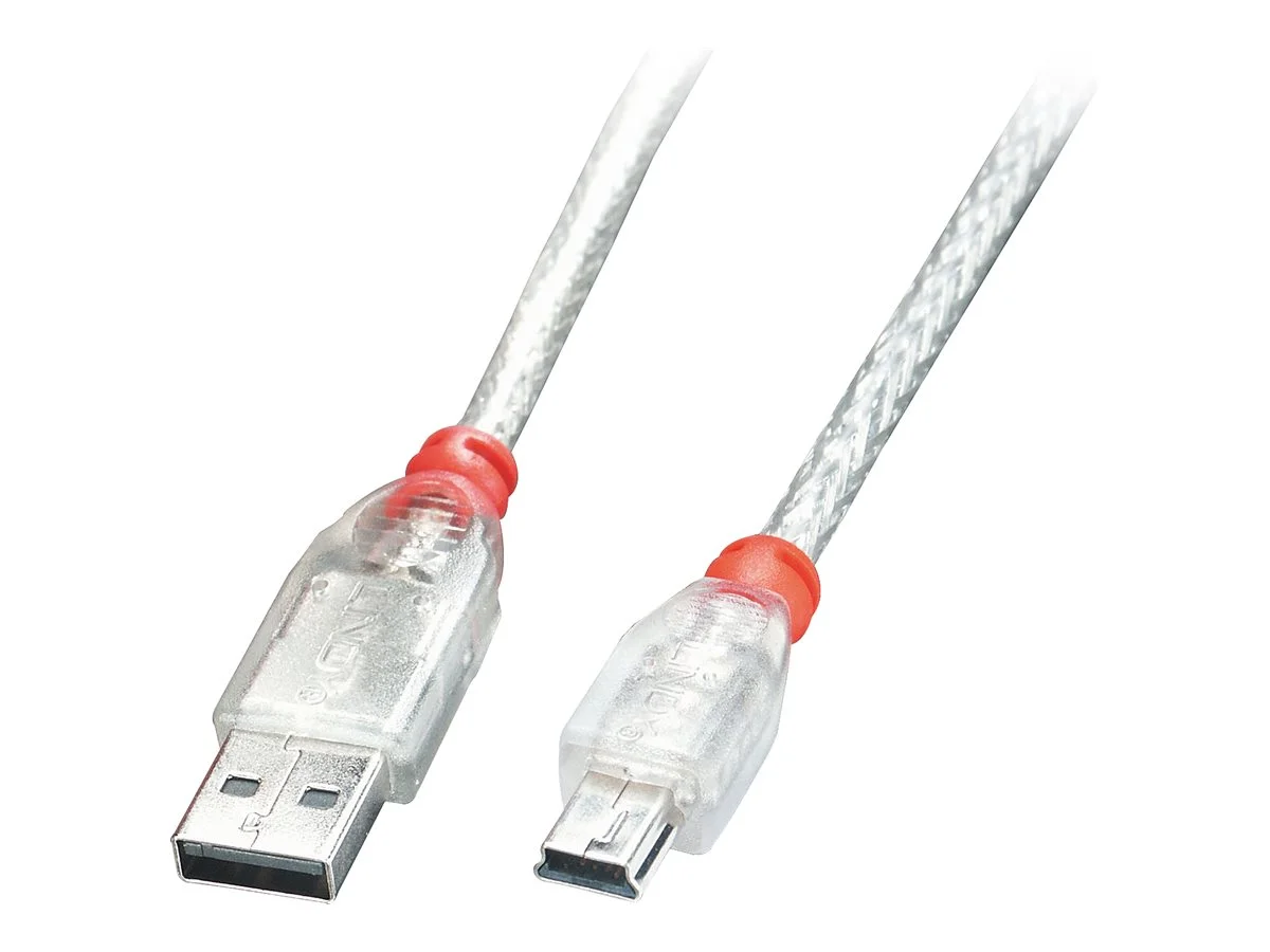 LINDY USB 2.0 Kabel A/Mini-B, 3m