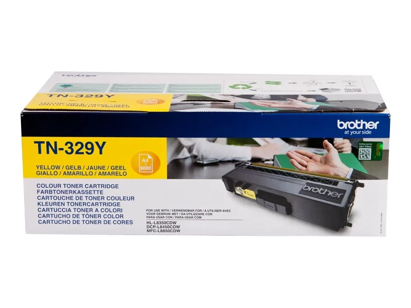 BROTHER TN329Y Toner yellow 6000 Seiten