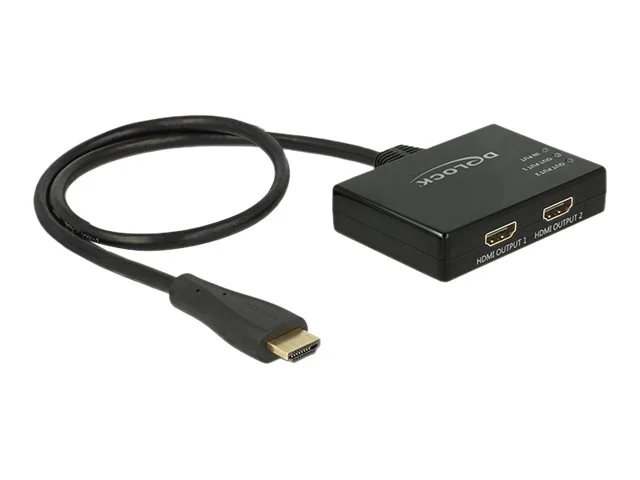 DELOCK HDMI Splitter 1 x > 2 x HDMI 4K