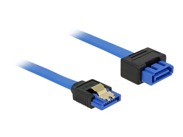 DELOCK Kabel SATA 6 Gb/s 50 cm blau