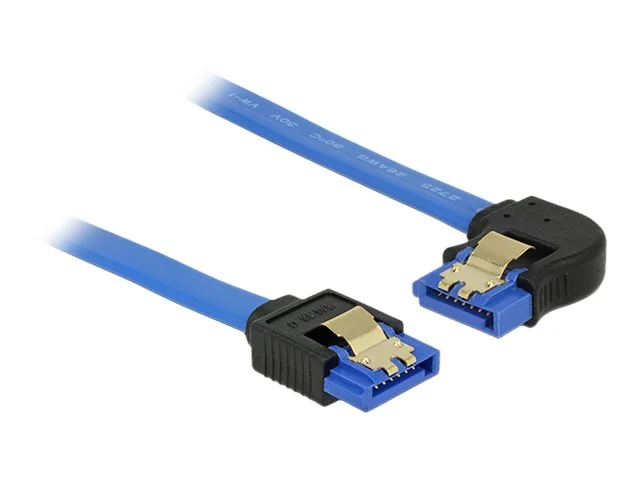 DELOCK Kabel SATA 6 Gb/s 70 cm blau