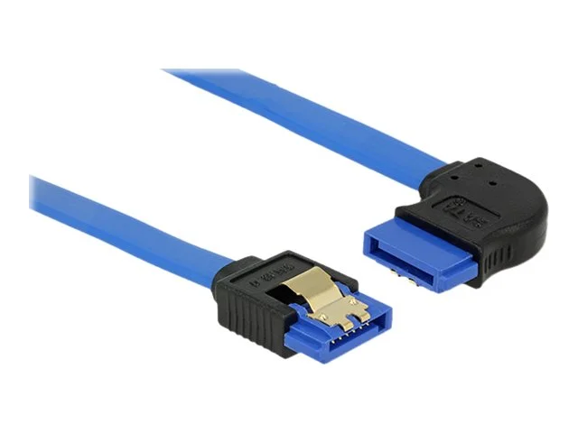 DELOCK Kabel SATA 6 Gb/s 50 cm blau