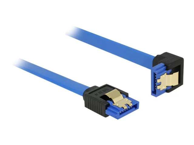 DELOCK Kabel SATA 6 Gb/s 100 cm blau