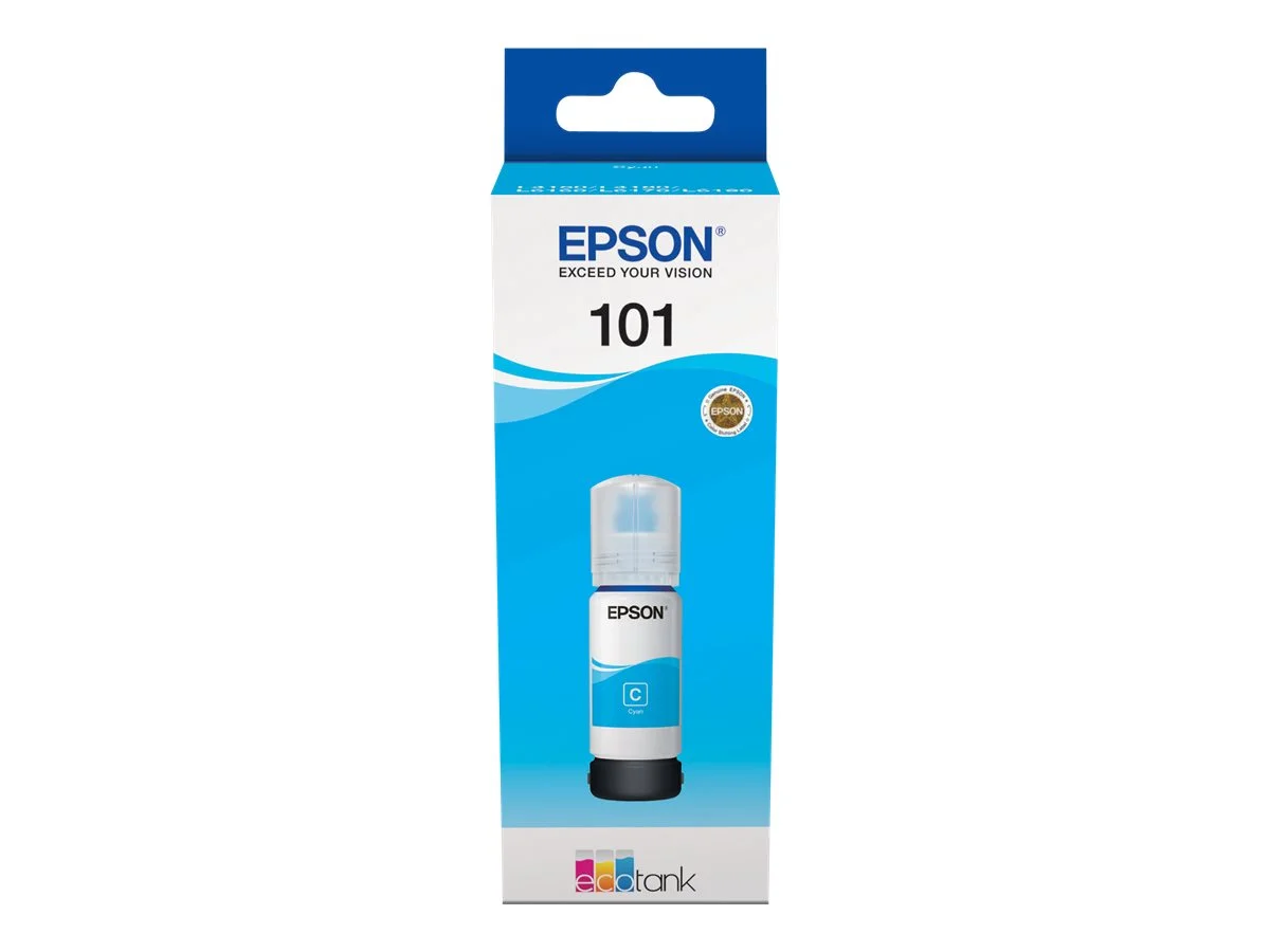 EPSON 1LB 101 EcoTank Cyan ink bottle