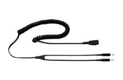 VXI Kabel QD1030-G, QD auf 2x 3, 5mm Klinke