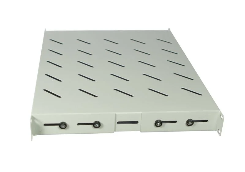 ALLNET 19" zbh. Fachboden fest, für 1000mm Schrank tiefe, 1HE, Lichtgrau, t750-850mm