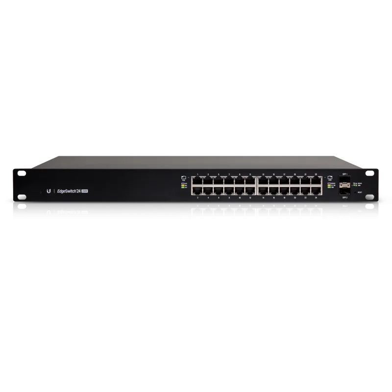 Ubiquiti EdgeSwitch 24 / 24 Gigabit RJ45 Ports / 2 SFP Ports / 250W / PoE+ / ES-24-250W