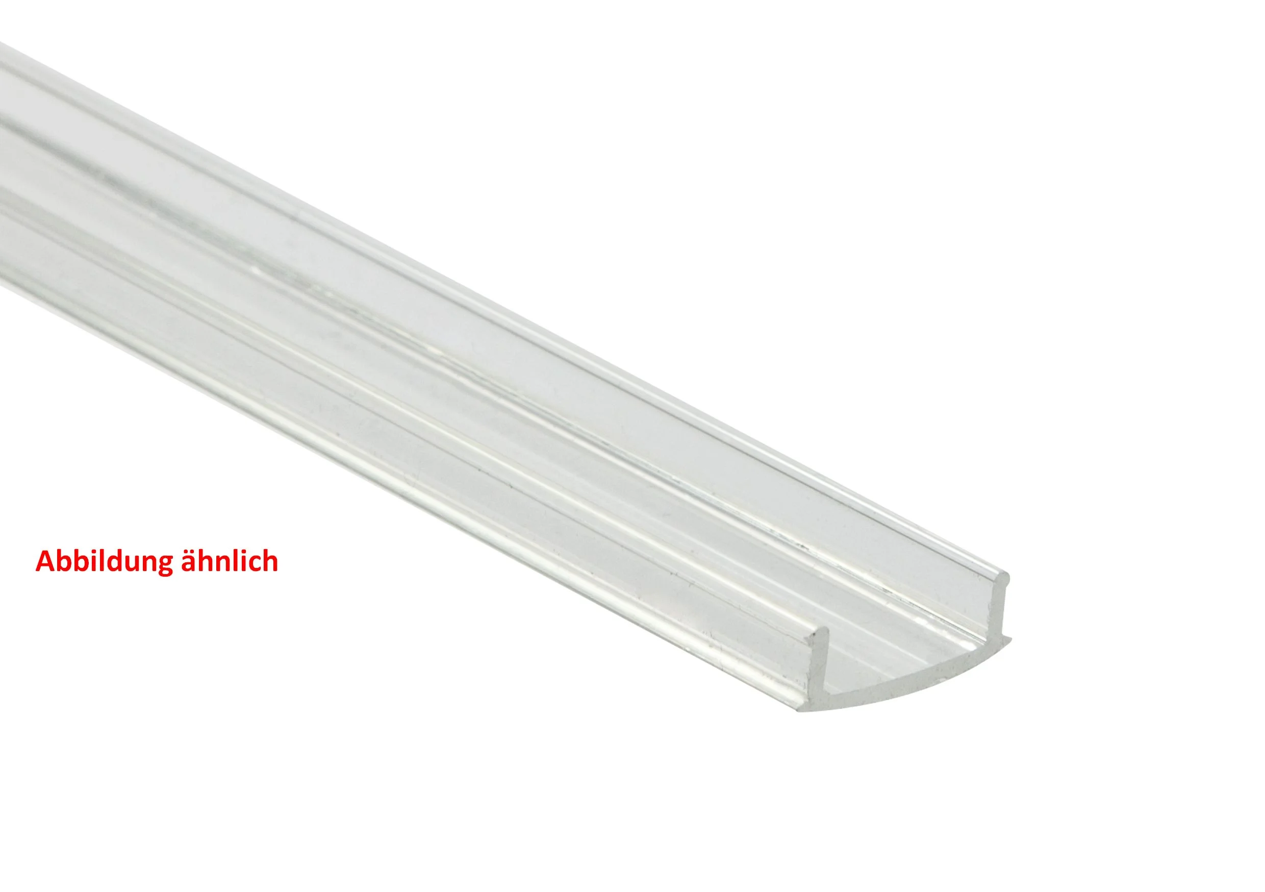 Synergy 21 LED U-Profil zub ALU013-R + ALU014 + ALU071 PMMA clear diffusor/cover , Kunststoffabdeckung klar