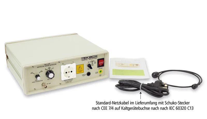 Tekbox TBLC08 / 50 µH Zweileiter-Netznachbildung (V-LISN) bis 240V/8A