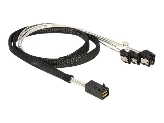 DELOCK Kabel HD SFF 8643x4 > 4 x SATA 1m