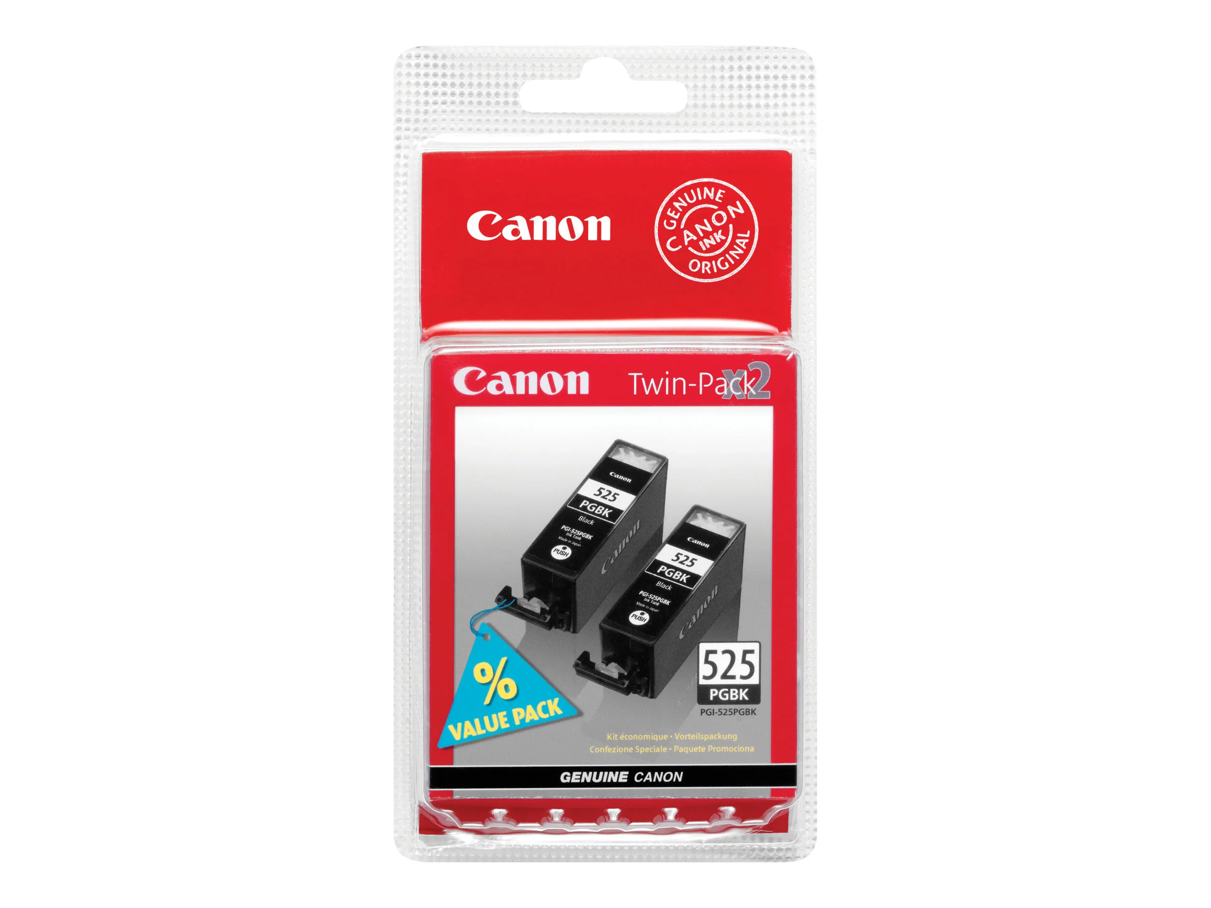 CANON PGI-525 Ink Cartridge PGBK 2XPack