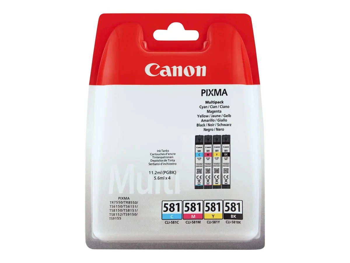CANON CLI-581 Ink Cartridge C/M/Y/BK