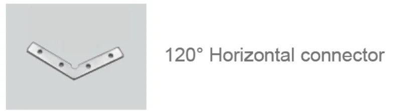 Synergy 21 LED U-Profil zub ALU018-R connector 120°