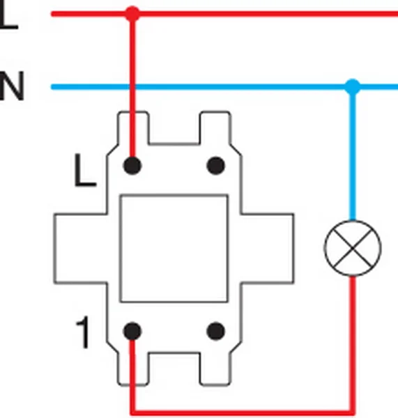 TEM Serie Ekonomik SWITCH 1WAY10AX 250V~ PW IN