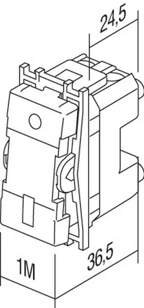 TEM Serie Modul Taster Jalousie 1-0-216A