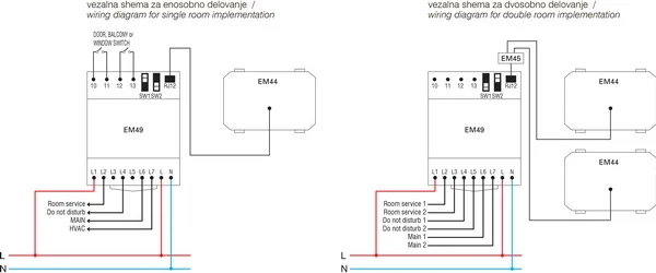 TEM Serie Modul Elektronik Relaiseinheit für Kartenschalter HOTEL