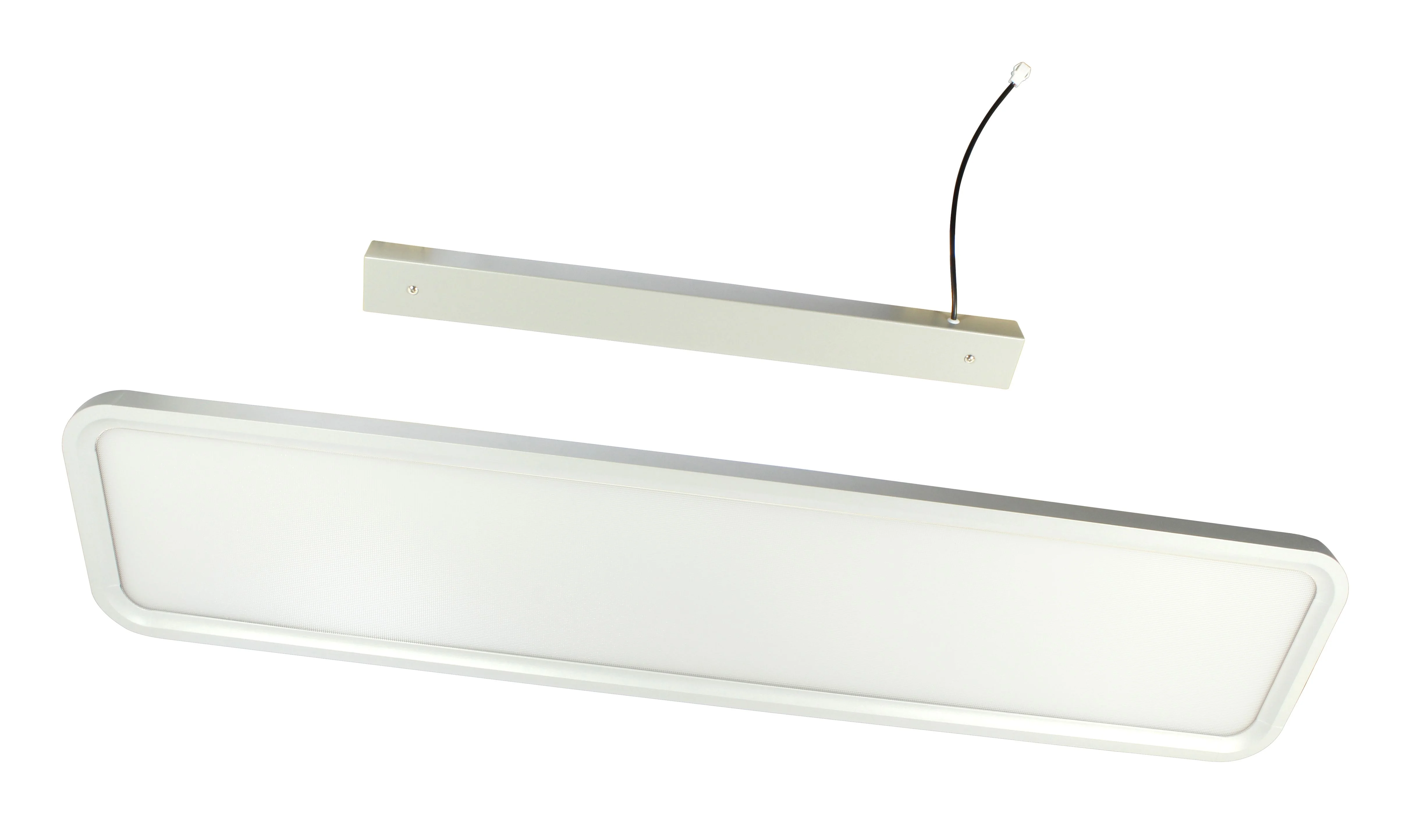 Synergy 21 LED office line Abhänge - Panel grau, dimmbar