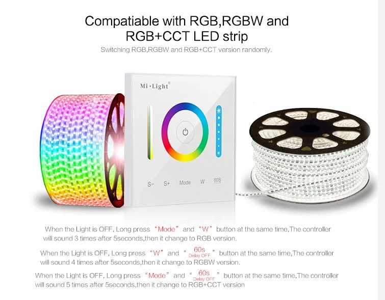 Synergy 21 LED Fernbedienung Smart Panel Controller(RGB/RGB-W/RGB+CCT) *Milight/Miboxer*