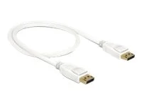 DELOCK Kabel Displayport1.2 4K 0,5m weis