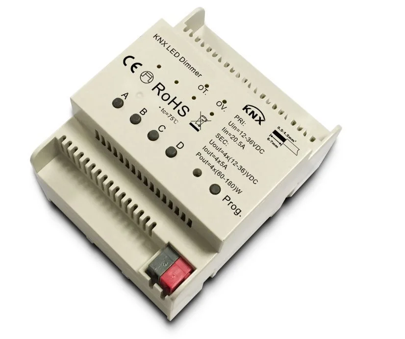 Synergy 21 LED Serie EOS 08 KNX Controller Dimmer 4*5A + dynamic color effects Hutschiene