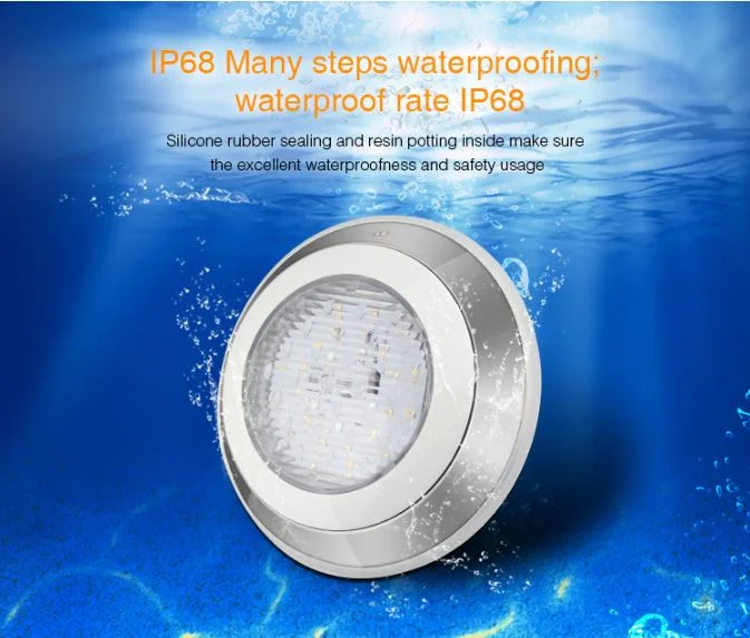 Synergy 21 LED Subordinate Poolleuchte 12W RGB+CCT mit Funk und WLAN *Milight/Miboxer*