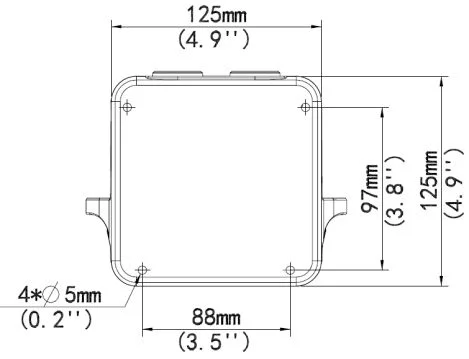 ALLNET IP Kamera zbh. Wallmount with Junctionbox/Wandmontag for ALL-CAM2495-LVEFN