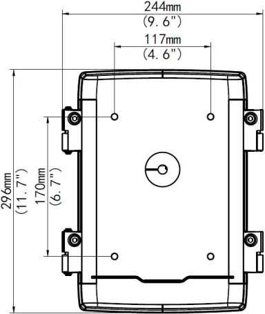 ALLNET IP Kamera zbh. Junctionbox/Montagebox for ALL-CAM2498-LEP