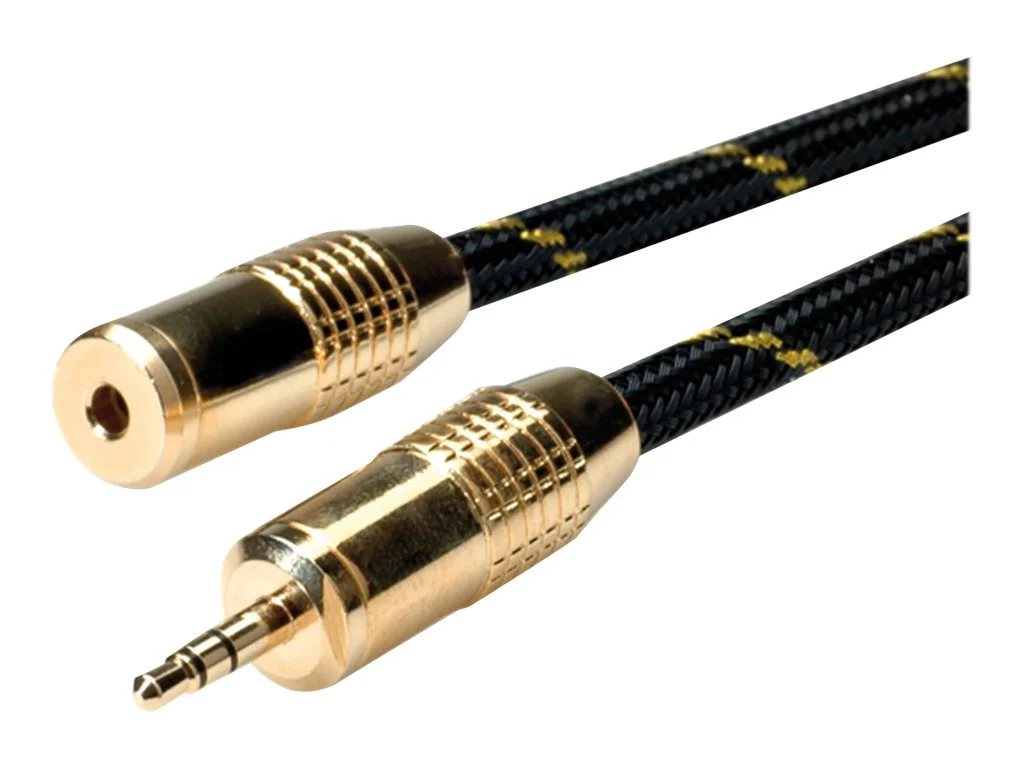 ROLINE GOLD 3,5mm Audio-Verlängerung 10m