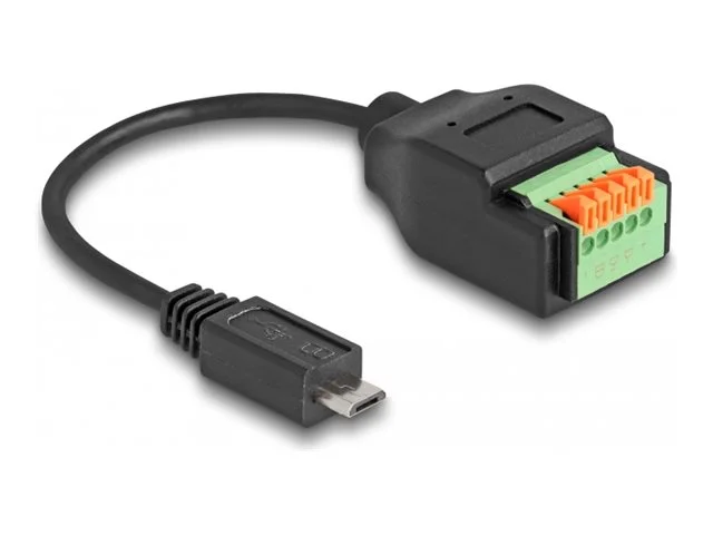 DELOCK USB 2.0 Kabel Micro-B Terminalbl