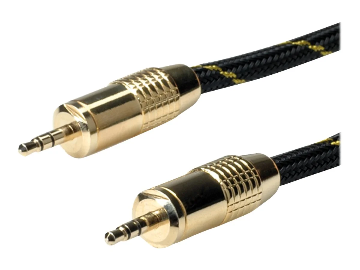 ROLINE GOLD 3,5mm Audio-Verbindungs 10m