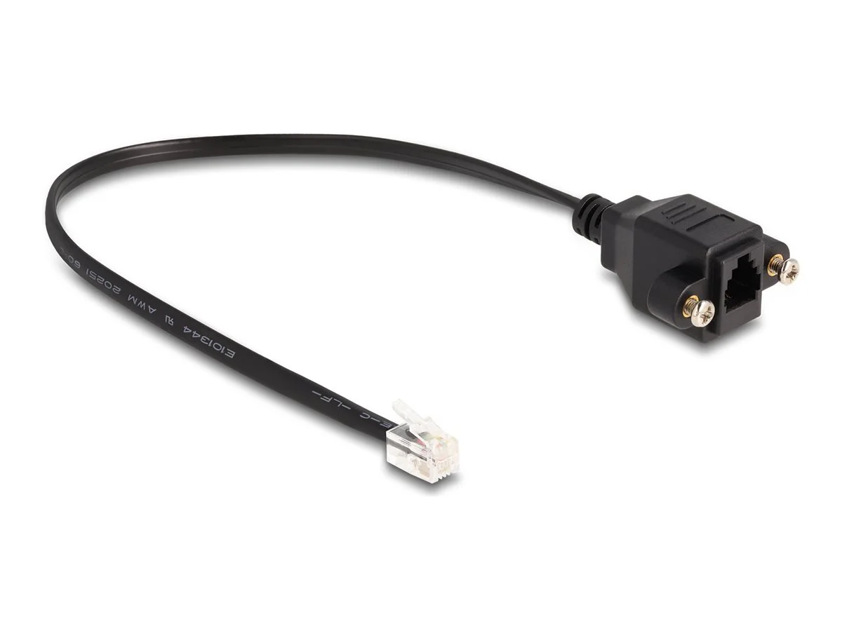 DELOCK Kabel RJ10 Stecker zu RJ10 Buchse