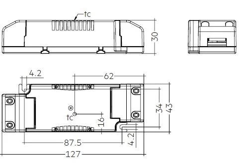 Synergy 21 LED light panel 300*1200 zub Standardnetzteil 45W Tridonic