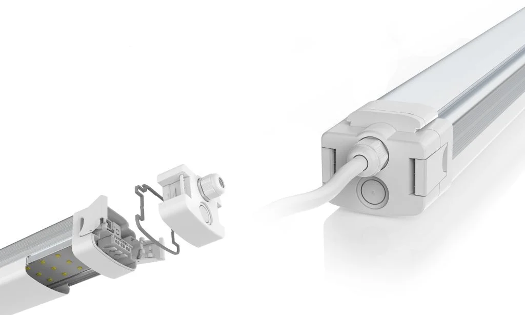 Synergy 21 LED Tri-proof Light 150cm tri-color milky